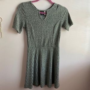 H&M Keyhole Dress Grey